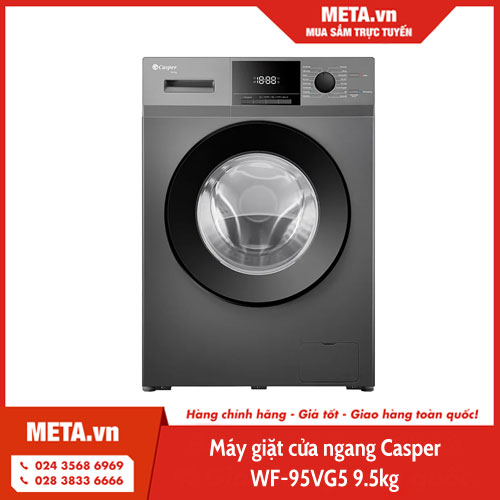 Máy giặt cửa ngang Casper WF-95VG5 9.5kg