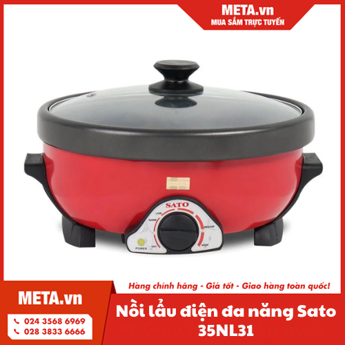 Nồi lẩu điện đa năng Sato 35NL31 3,5 lít