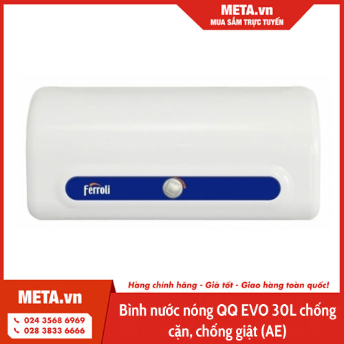 Bình nước nóng 30 lít Ferroli QQ EVO