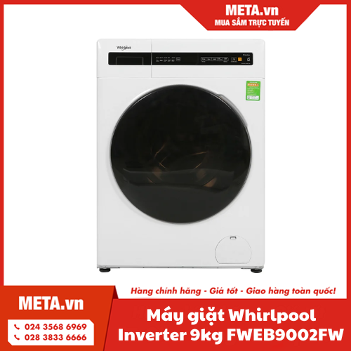 Máy giặt Whirlpool Inverter 9kg FWEB9002FW