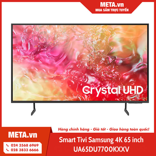 Smart Tivi Samsung 4K 65 inch UA65DU7700KXXV