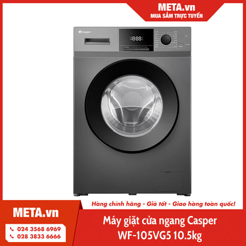 Máy giặt cửa ngang Casper WF-105VG5 10,5kg 