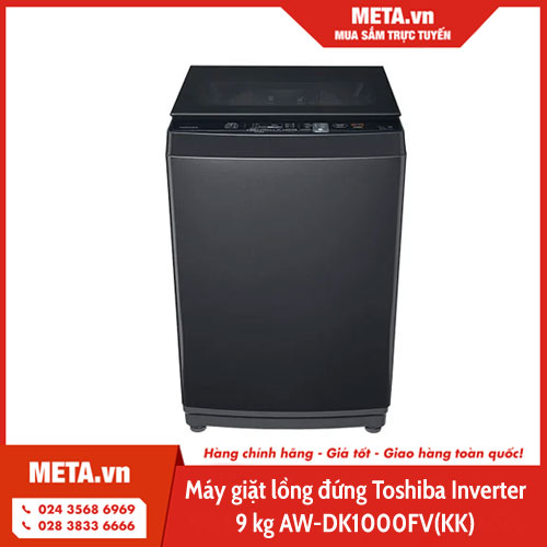 Máy giặt lồng đứng Toshiba Inverter 9kg AW-DK1000FV(KK) 