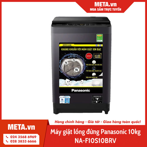 Máy giặt lồng đứng Panasonic 10kg NA-F10S10BRV 