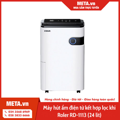Máy hút ẩm cho phòng 30m2 Roler RD-1113 (24 lít)