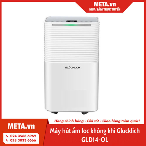Máy hút ẩm lọc không khí Glucklich GLD14-OL