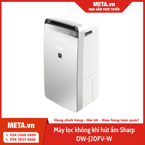 Máy lọc không khí hút ẩm Sharp DW-J20FV-W