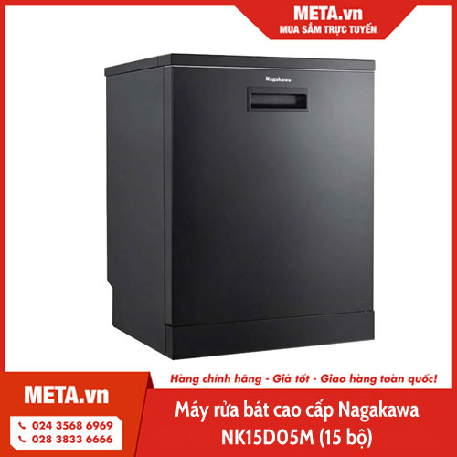 Máy rửa bát cao cấp Nagakawa NK15D05M (15 bộ)