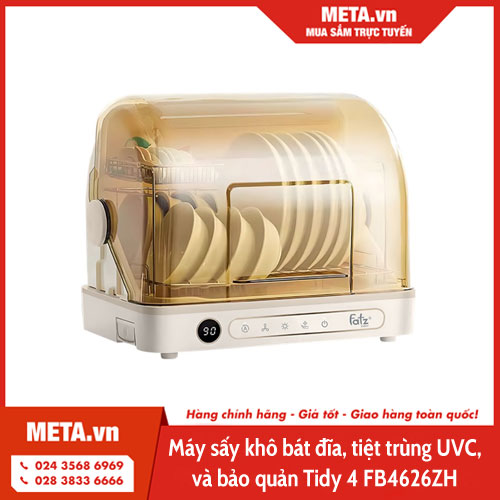 Máy úp bình sữa, bát đĩa, tiệt trùng UVC, sấy khô và bảo quản Tidy 4 FB4626ZH 