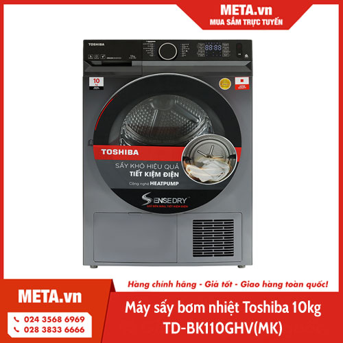 Máy sấy bơm nhiệt Toshiba 10kg TD-BK110GHV(MK)