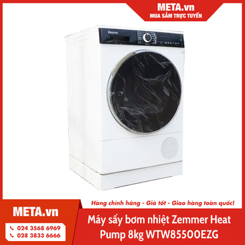 Máy sấy bơm nhiệt Zemmer Heat Pump 8kg WTW85500EZG