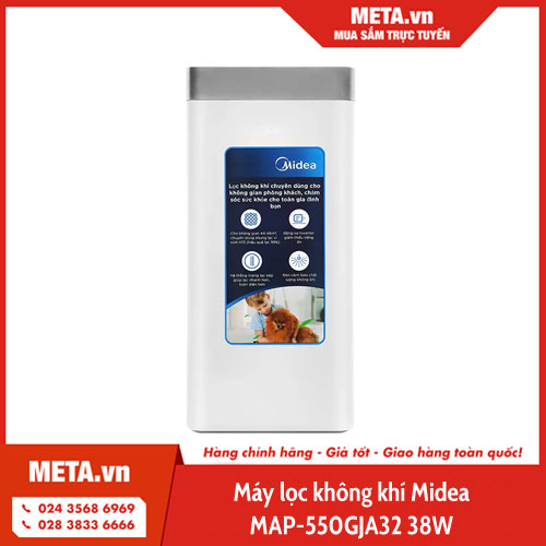 Máy lọc không khí Midea MAP-550GJA32 38W 