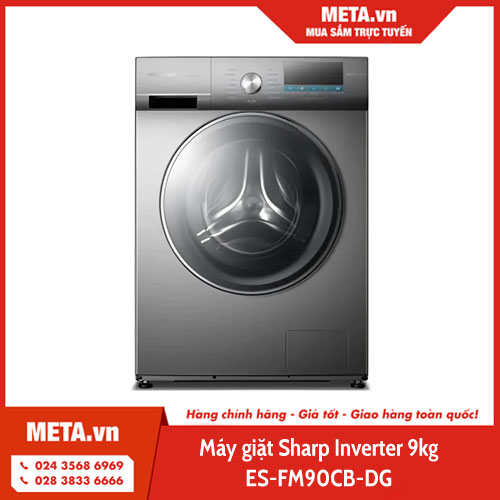 Máy giặt Sharp Inverter 9kg ES-FM90CB-DG 