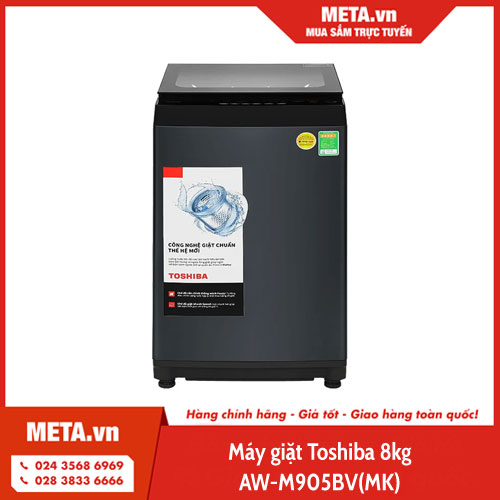 Máy giặt sinh viên giá rẻ Toshiba 8kg AW-M905BV(MK)
