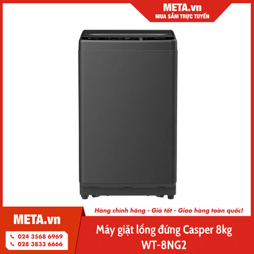 Máy giặt lồng đứng Casper 8kg WT-8NG2