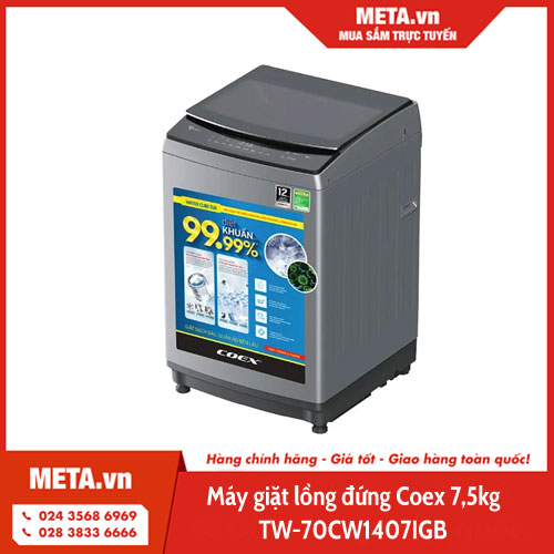 máy giặt lồng đứng Coex 7,5kg TW-70CW1407IGB