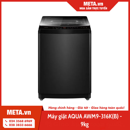 Máy giặt AQUA AWM9-316K(B) - 9kg 