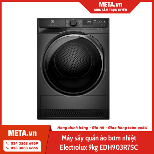 Máy sấy quần áo bơm nhiệt Electrolux 9kg EDH903R7SC 