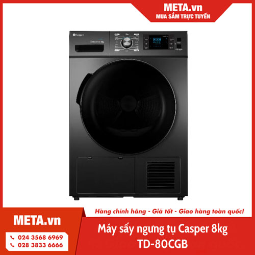 Máy sấy ngưng tụ Casper 8kg TD-80CGB