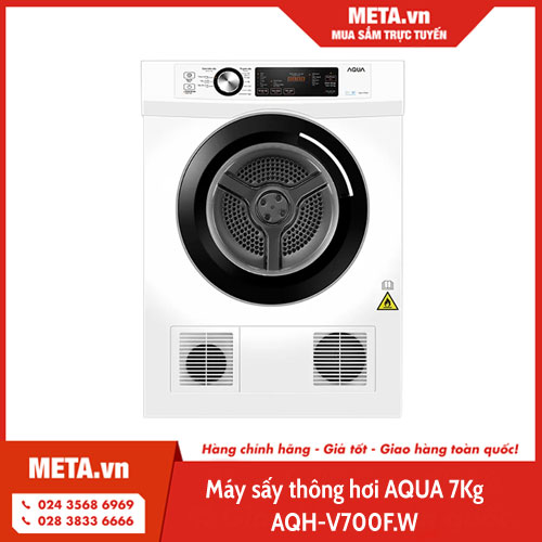 Máy sấy thông hơi Aqua 7Kg AQH-V700F.W