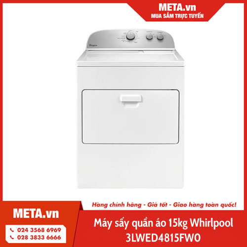 Máy sấy Whirlpool 3LWED4815FW0 (15kg)