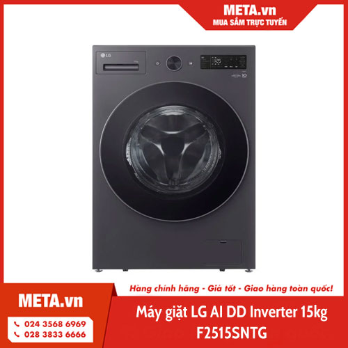 Máy giặt LG AI DD Inverter 15kg F2515SNTG 
