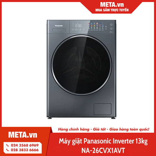 Máy giặt Panasonic Inverter 13kg NA-26CVX1AVT 