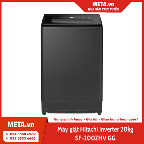 Máy giặt Hitachi Inverter 20kg SF-200ZHV GG 