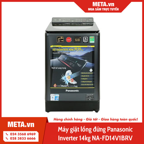 Máy giặt lồng đứng Panasonic Inverter 14kg NA-FD14V1BRV 