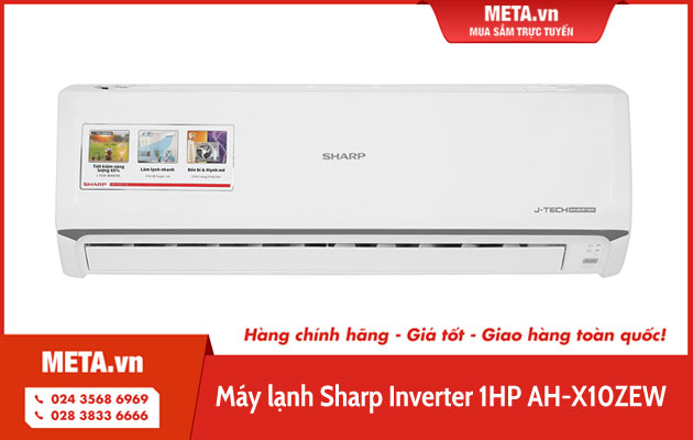 Máy lạnh Sharp Inverter 1HP AH-X10ZEW