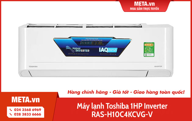 Máy lạnh Toshiba 1HP Inverter RAS-H10C4KCVG-V