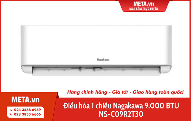 Điều hòa 1 chiều Nagakawa 9.000 BTU NS-C09R2T30