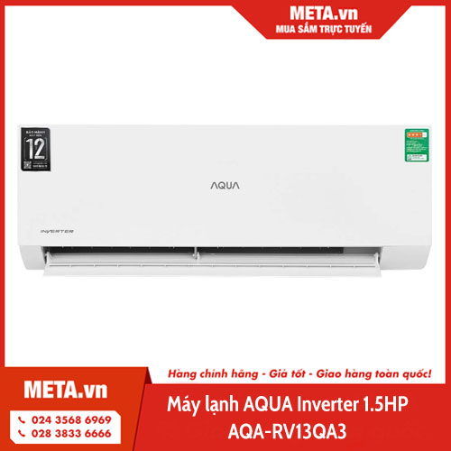Máy lạnh AQUA Inverter 1.5HP AQA-RV13QA3