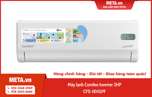 Máy lạnh Comfee Inverter 2HP CFS-18VGPF
