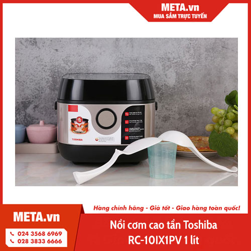 Nồi cơm cao tần Toshiba RC-10IX1PV 1 lít 