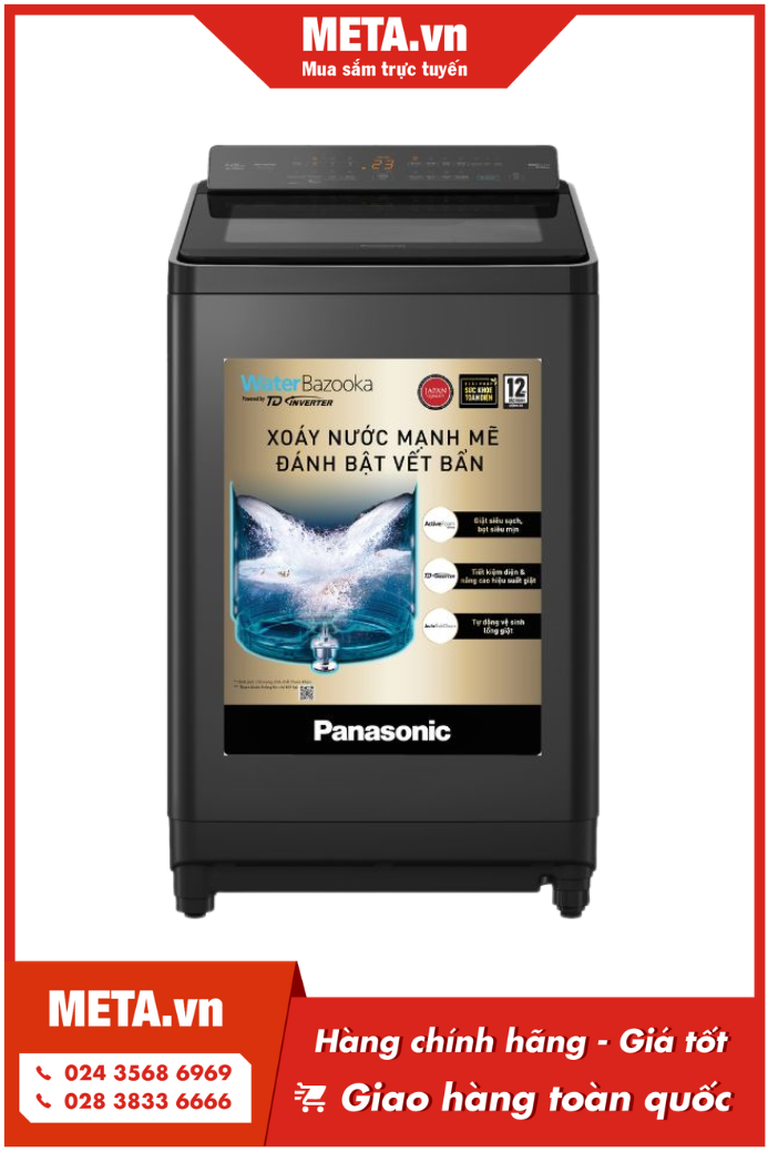 máy giặt panasonic inverter NA FD290CEBV