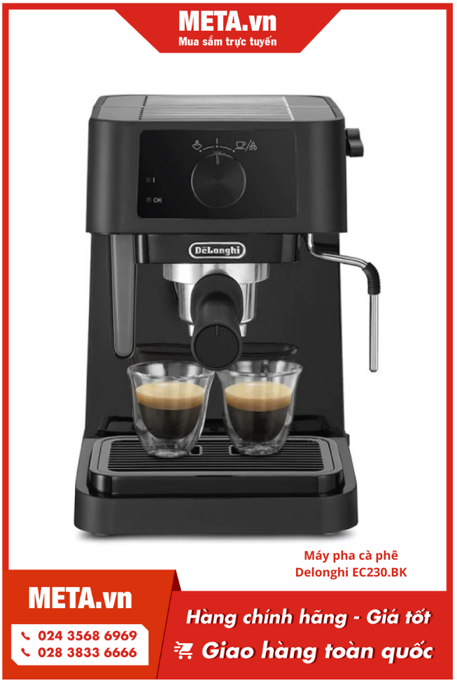  Máy pha cà phê Delonghi EC230.BK
