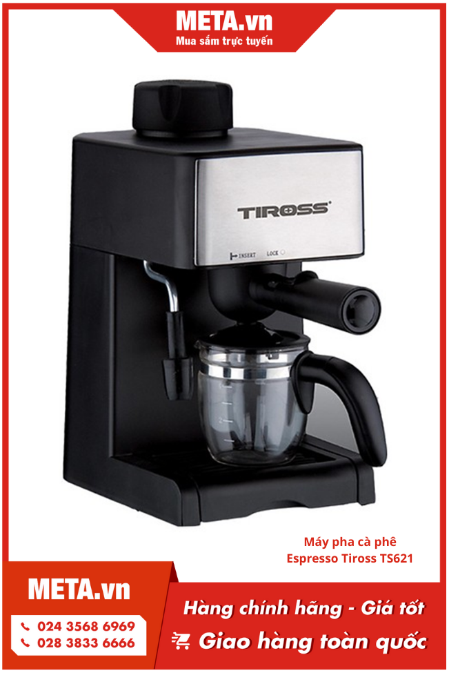  Máy pha cà phê Espresso Tiross TS621