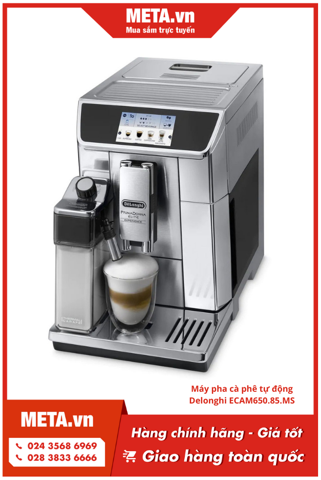 Máy pha cà phê tự động Delonghi ECAM650.85.MS