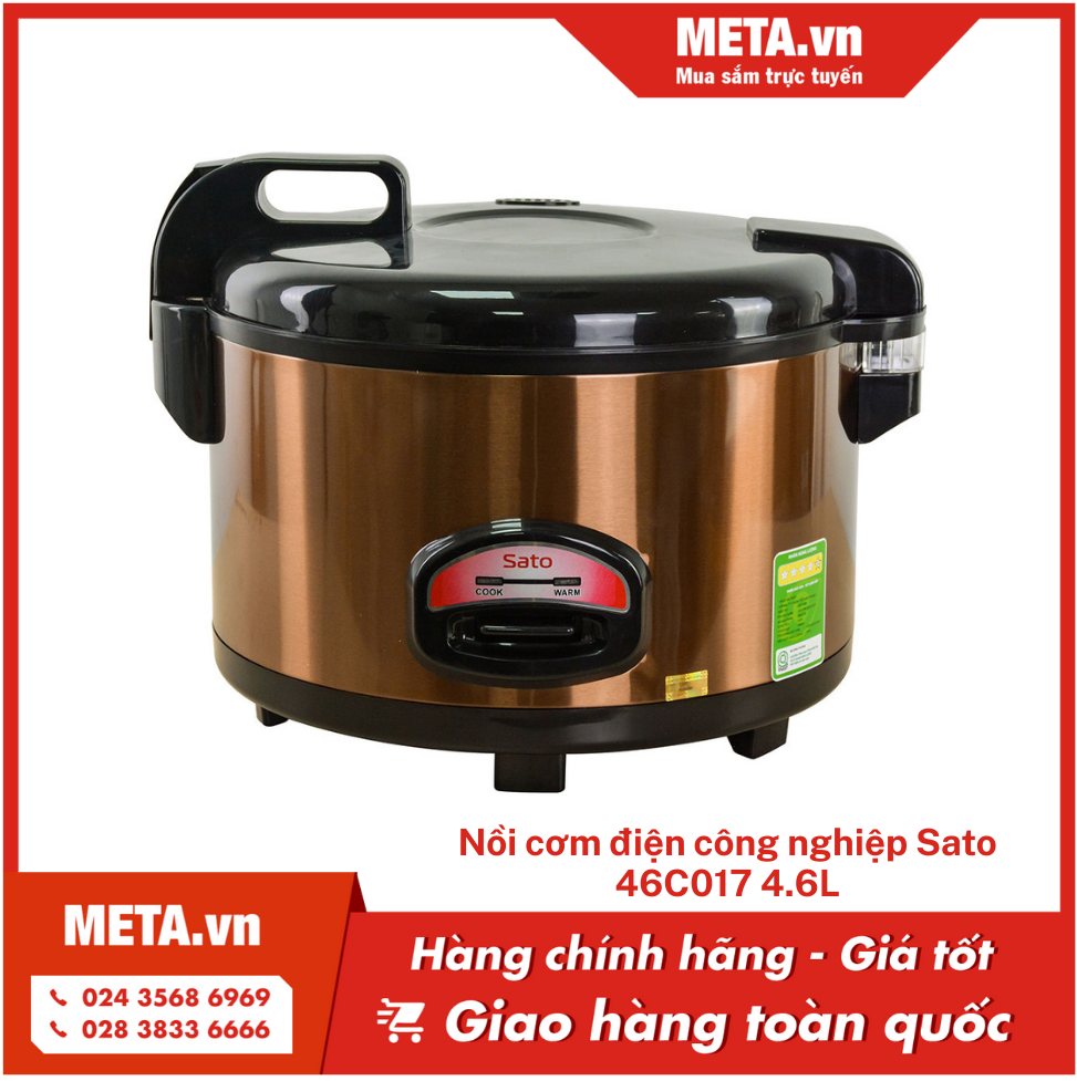 Nồi cơm điện công nghiệp Sato 46C017 4.6L