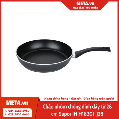 Chảo nhôm chống dính đáy từ 28cm Supor IH H18201-J28