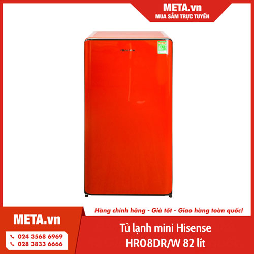 Tủ lạnh mini Hisense HR08DR/W 82 lít