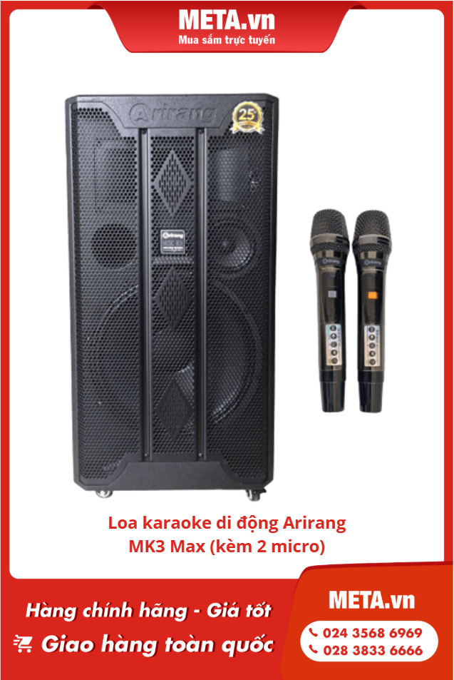 loa kéo di động arirag mk3 max