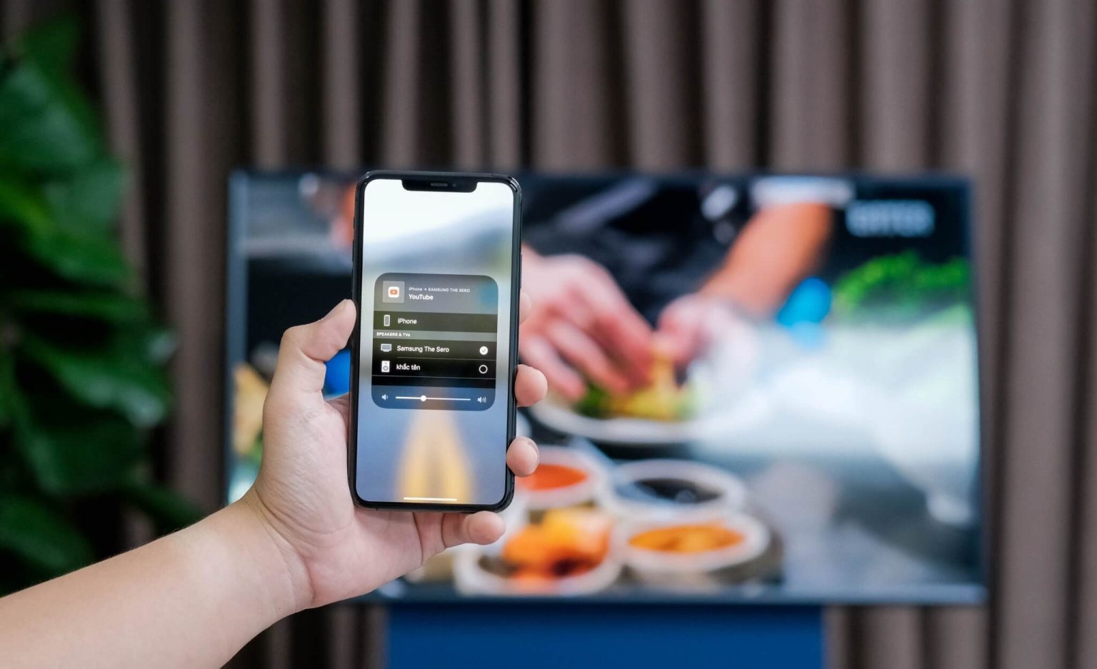cách sử dụng phản chiếu màn hình của iphone lên tivi