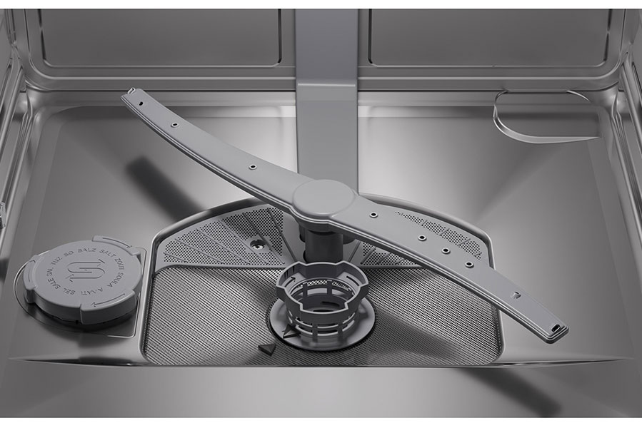 Bộ lọc rác thường nằm ở đáy của máy rửa bát