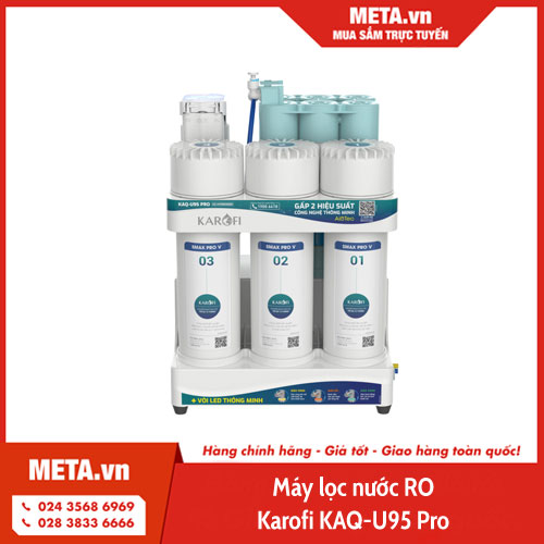 Máy lọc nước RO Karofi KAQ-U95 Pro