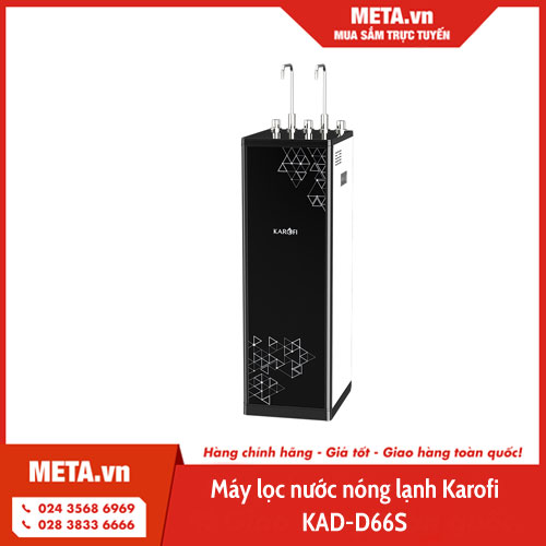 Máy lọc nước nóng lạnh tiết kiệm điện - Máy lọc nước Karofi D66S