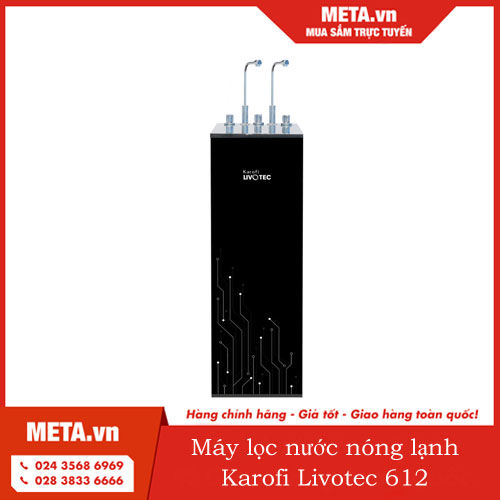 Máy lọc nước nóng lạnh Karofi Livotec 612