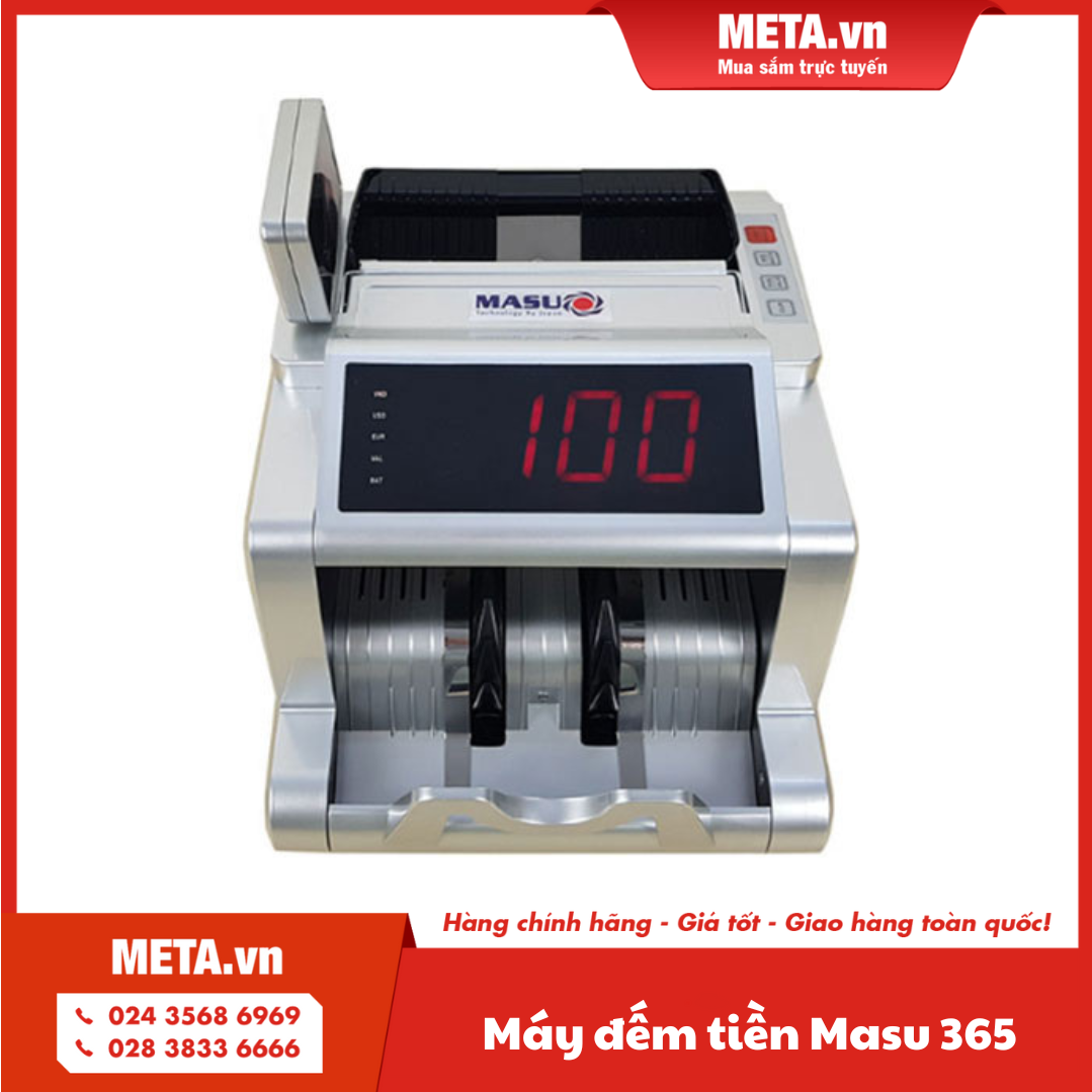 máy đếm tiền masu 365