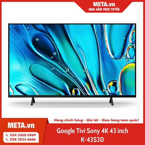 Google Tivi Sony 4K 43 inch K-43S30